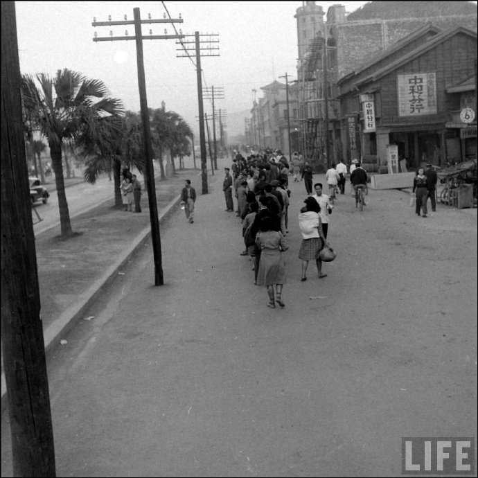 台北街景1949年。
